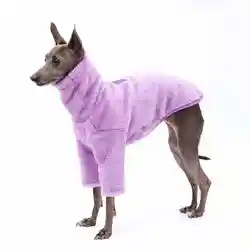 Suéter felpa morado para galgo y whippet - Abrigo cálido para perros