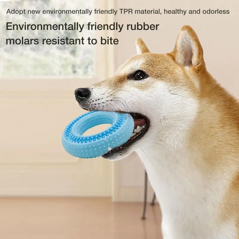 Juguete interactivo para perros pequeños y grandes, juguetes para masticar, limpieza de dientes, resistente a las mordeduras - imagen 5