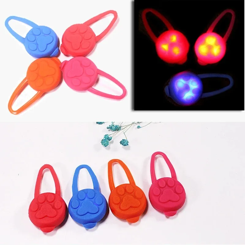 Linterna LED nocturna para perro, Collar para perro y gato, colgante brillante, Collar de seguridad para mascotas, accesorios luminosos para decorar perros