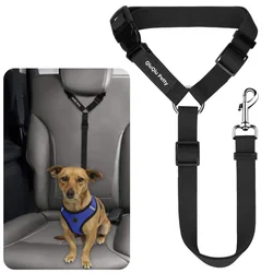 Arnés de seguridad para perros en coche – Cinturón nailon regulable