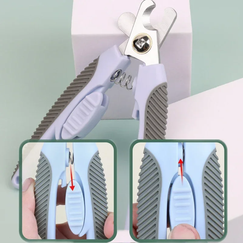 Cortauñas para mascotas, suministros de aseo para cachorros y gatitos, cortador de uñas para perros, cuidado de las garras de gato en casa, máquina cortadora profesional de garras - imagen 5