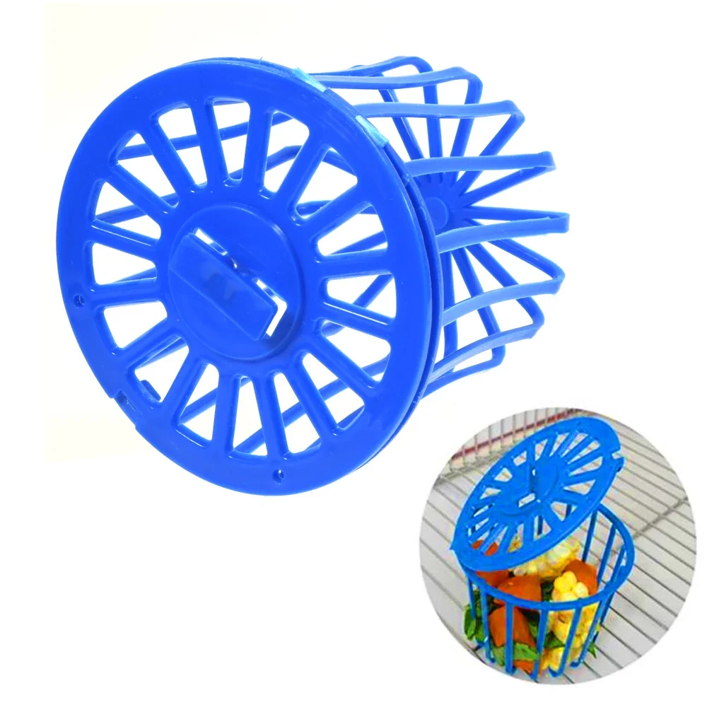 Jaula multiusos creativa, juguetes colgantes, cesta alimentadora de frutas y verduras para pájaros, ventana para loros, accesorios para loros, 1 ud. - imagen 5