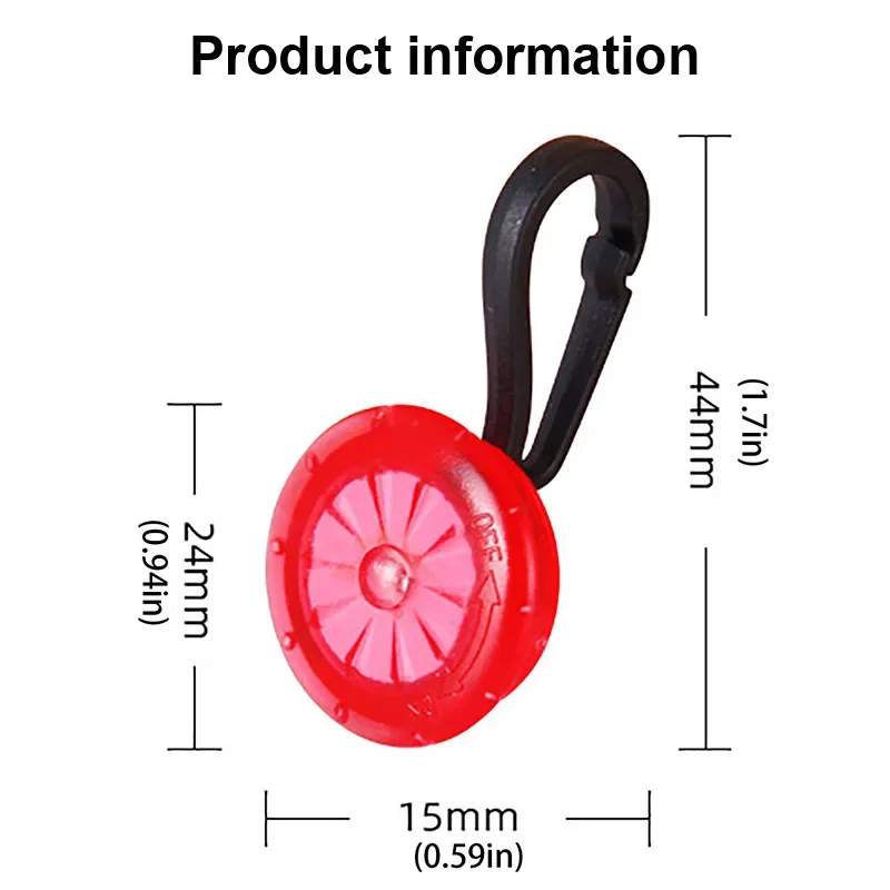 Luz de advertencia LED, collares para perros y gatos, indicador de foco, luces de noche impermeables para mascotas, collares antipérdida, accesorios para mascotas - imagen 2