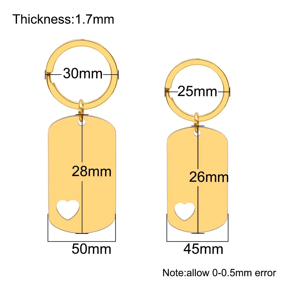 Wholesale50pcs ทหารกองทัพสุนัข ID แท็กสแตนเลส Custom ส่วนบุคคลแกะสลักชื่อที่อยู่โทรศัพท์ Key Ring - imagen 2