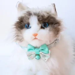 Collar con cascabel y lazo – Ajustable para gato y perro pequeño