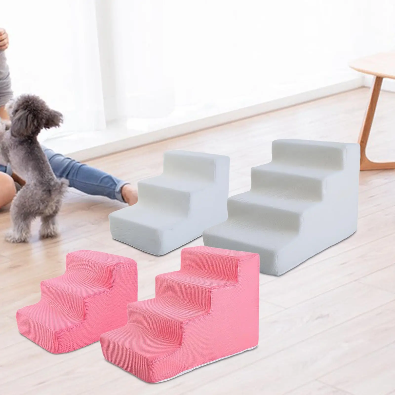 Escalera de espuma para gatos – Rampa antideslizante con escalones - imagen 4