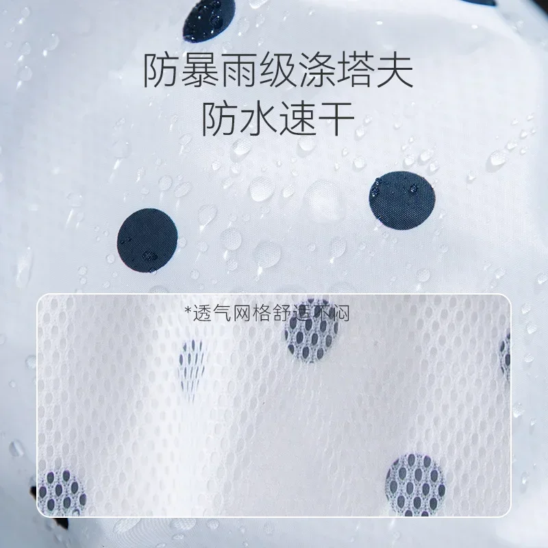 Chubasquero para perro de temporada lluviosa con lunares, Poncho transparente para perros medianos y pequeños, Poncho de viaje para el día lluvioso de verano, ropa para mascotas - imagen 4