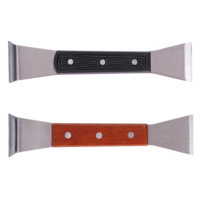 Cuchillo de limpieza de apicultura de acero inoxidable, raspador de medio doblado, elevador de marco de abeja, raspador de apicultura, herramientas de raspado de colmena - imagen 4