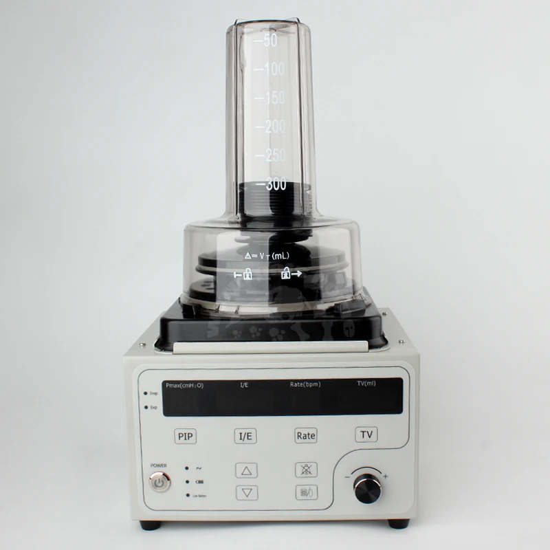 Máquina de ventilación de anestesia veterinaria, equipo de terapia de oxígeno de alto flujo, ventilador veterinario para Animal, Hospital, clínica - imagen 2