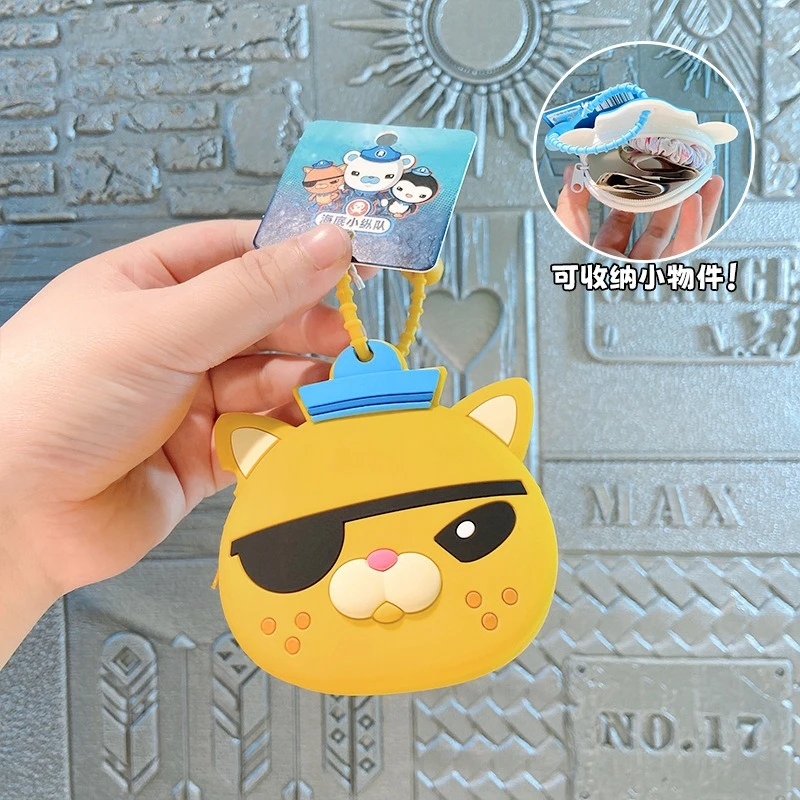 Monedero de dibujos animados The Octonauts Barnacles, llavero de periféricos de animé Kwazii, mochila Shellington, decoración, regalo de cumpleaños - imagen 4