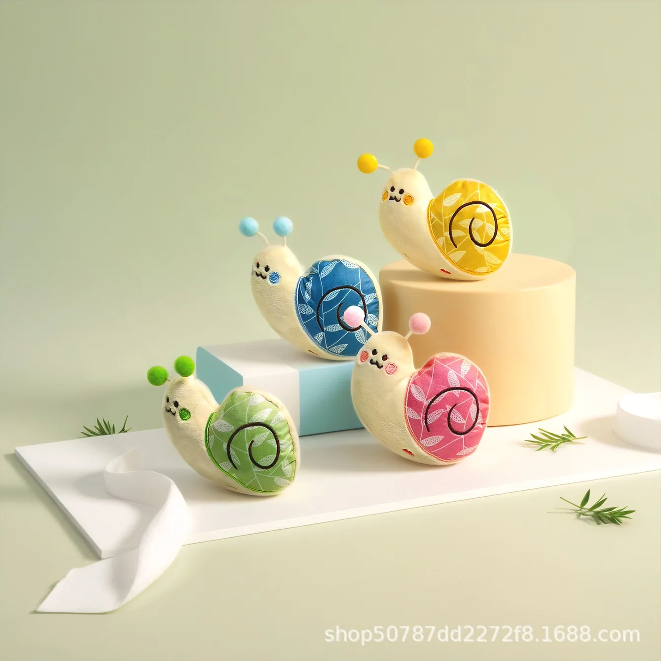 Juguetes de peluche para mascotas, bonitos juguetes en forma de caracol para perros para aliviar el aburrimiento, juguetes interactivos para moler y limpiar los dientes, accesorios para perros