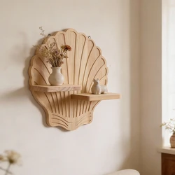 Macetero de pared con forma de concha marina para gatos y perros
