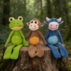 Juguetes de peluche para perros crudos, juguetes resistentes para masticar dientes, juguete de peluche indestructible para perros, animales bonitos, juguetes seguros para perros pequeños, suministros para mascotas