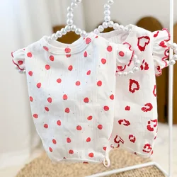 Pijama estampado para perros pequeños – Fresco para Yorkie en verano