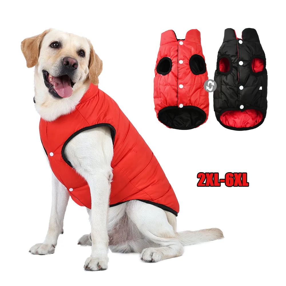 Chaqueta impermeable reversible para perros medianos y grandes - imagen 2