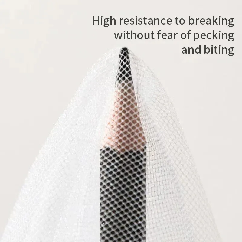 Cubierta de malla para jaula de pájaros, falda de concha, red de fácil limpieza, protector para jaula de pájaros, malla elástica, red para jaula de pájaros y loros - imagen 3