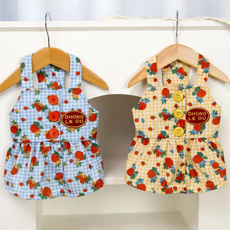 Vestido veraniego a cuadros para perros mini – Chihuahua y Dachshund - imagen 5