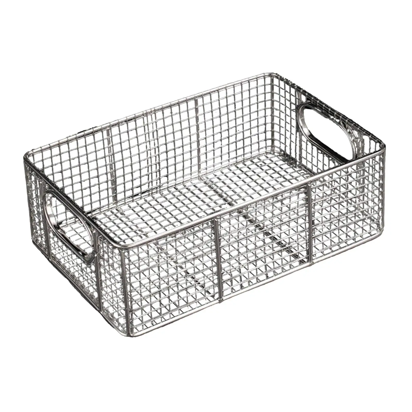 Deep Fry Basket French Fries Holder Snacks Container Food Basket Fryer Basket Bread Basket Stainless Steel Wire for Kitchen Home