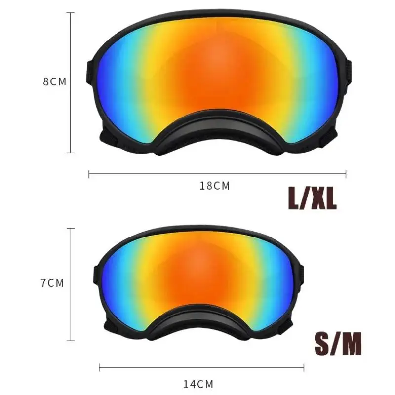 Gafas ajustables para perros pequeños, medianos y grandes, gafas de sol para mascotas, protección de ojos para cachorros, esquí, suministros para mascotas - imagen 4