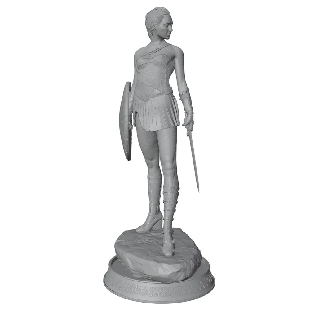 Miniaturas de resina 1/24: guerrera femenina sin montar ni pintar - imagen 3
