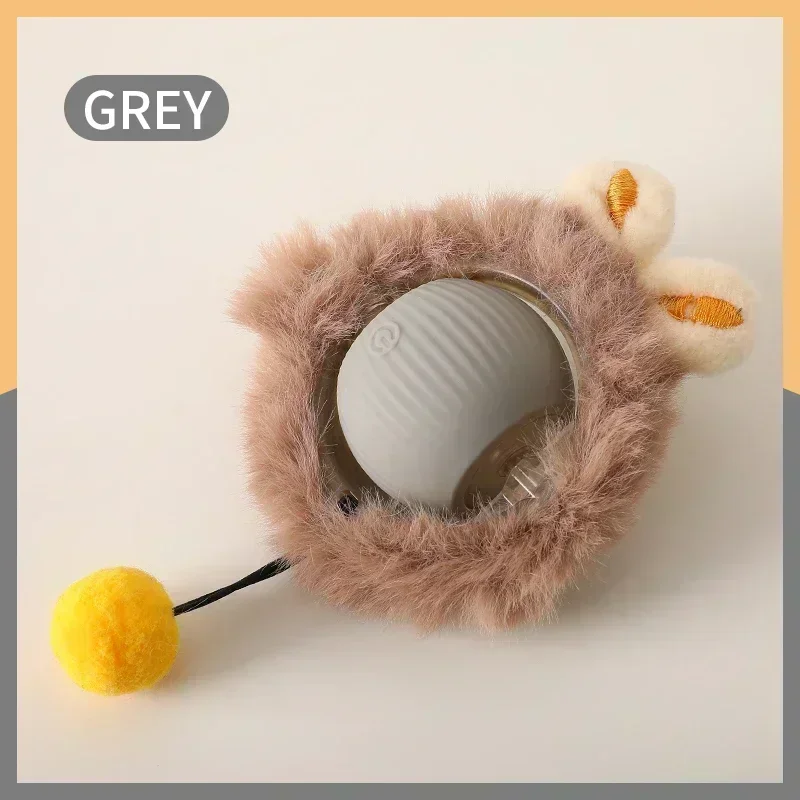 Grey Plush ball