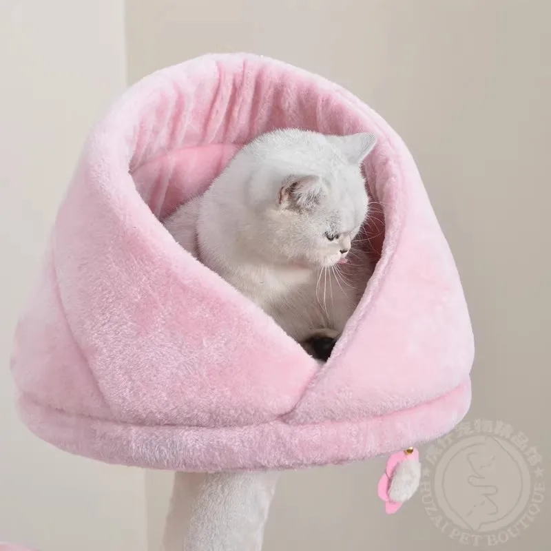 Juguete de escalada para gatos de flores, mesa de salto, estable, poste para rascar, suministros para mascotas - imagen 3