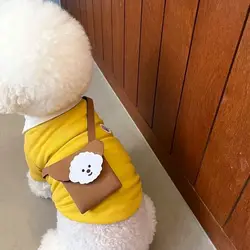 Sudadera con capucha para mascotas, camisa con parte inferior de bolsillo, ropa para gatos, abrigo para perros pequeños, ropa para cachorros, otoño e invierno