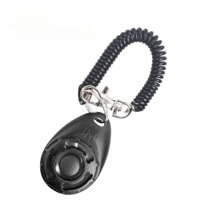 Clicker de entrenamiento para mascotas, juguete para perros y gatos, llavero de primavera, suministros de entrenamiento para mascotas con sonido portátil - imagen 2