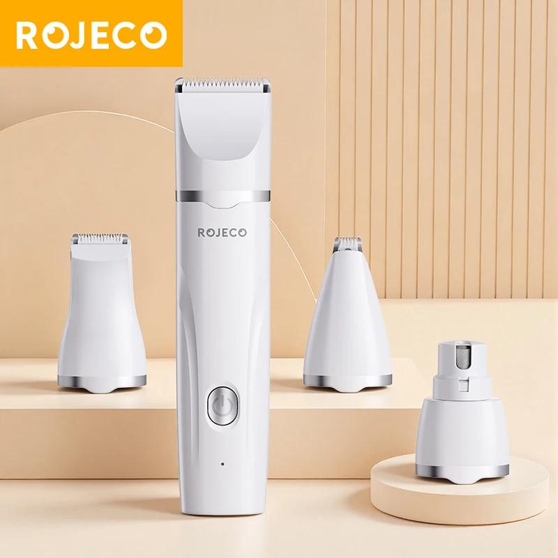 ROJECO Cortadora eléctrica de pelo 4 en 1 para perros y gatos - imagen 2