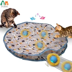 Bola interactiva para gatos - juego de captura, esconder y buscar