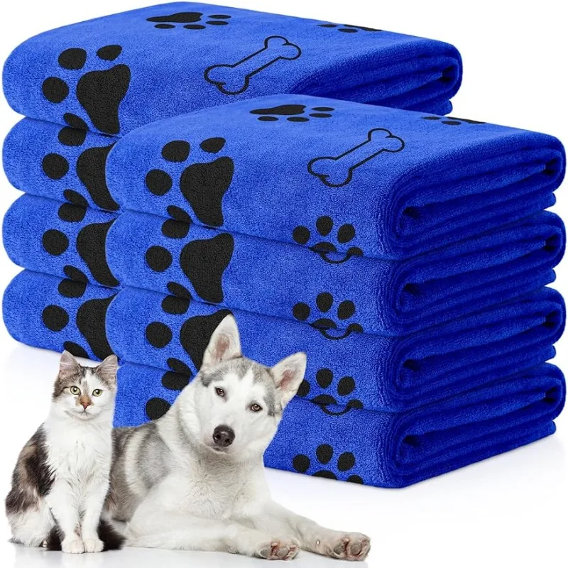 Toalla de microfibra para perros y gatos – Secado rápido y superabsorbente