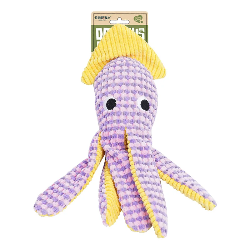 Juguete para mascotas con sonido arrugado para juego propio, a prueba de masticar, limpieza de dientes chirriantes, alivio del aburrimiento, compañero interactivo divertido - imagen 4