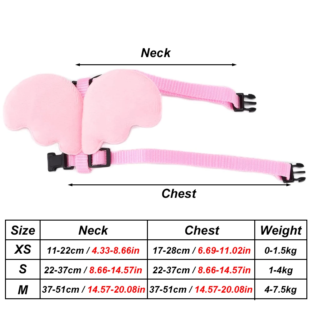 1 Juego de arnés y correa para conejos y gatos con alas de Ángel, accesorios personalizados para conejos, ropa para hámster - imagen 4
