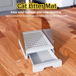 Estera para arena de gatos – limpieza rápida y protección de la caja