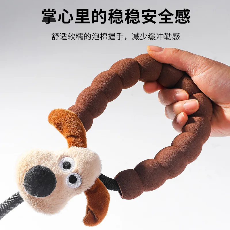 Correa extensible con cordón retráctil para perros – Diseño cartoon - imagen 4