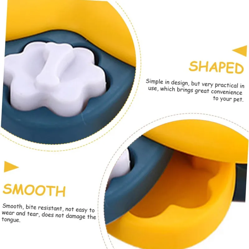 Comida lenta para mascotas, antiasfixia, para protección del cuello, cuenco de comida para perros de diseño único, alimentador giratorio para mascotas, ajuste de 3 boca - imagen 4