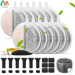 ATUBAN filtros y esponjas de repuesto bebedero agua gatos Lite Premium