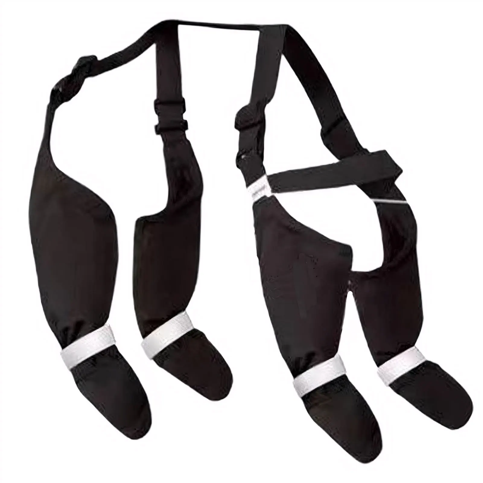 Botas reflectantes para perros, Protector de pata ajustable antideslizante para perros, zapatos para caminar al aire libre impermeables ajustables - imagen 2