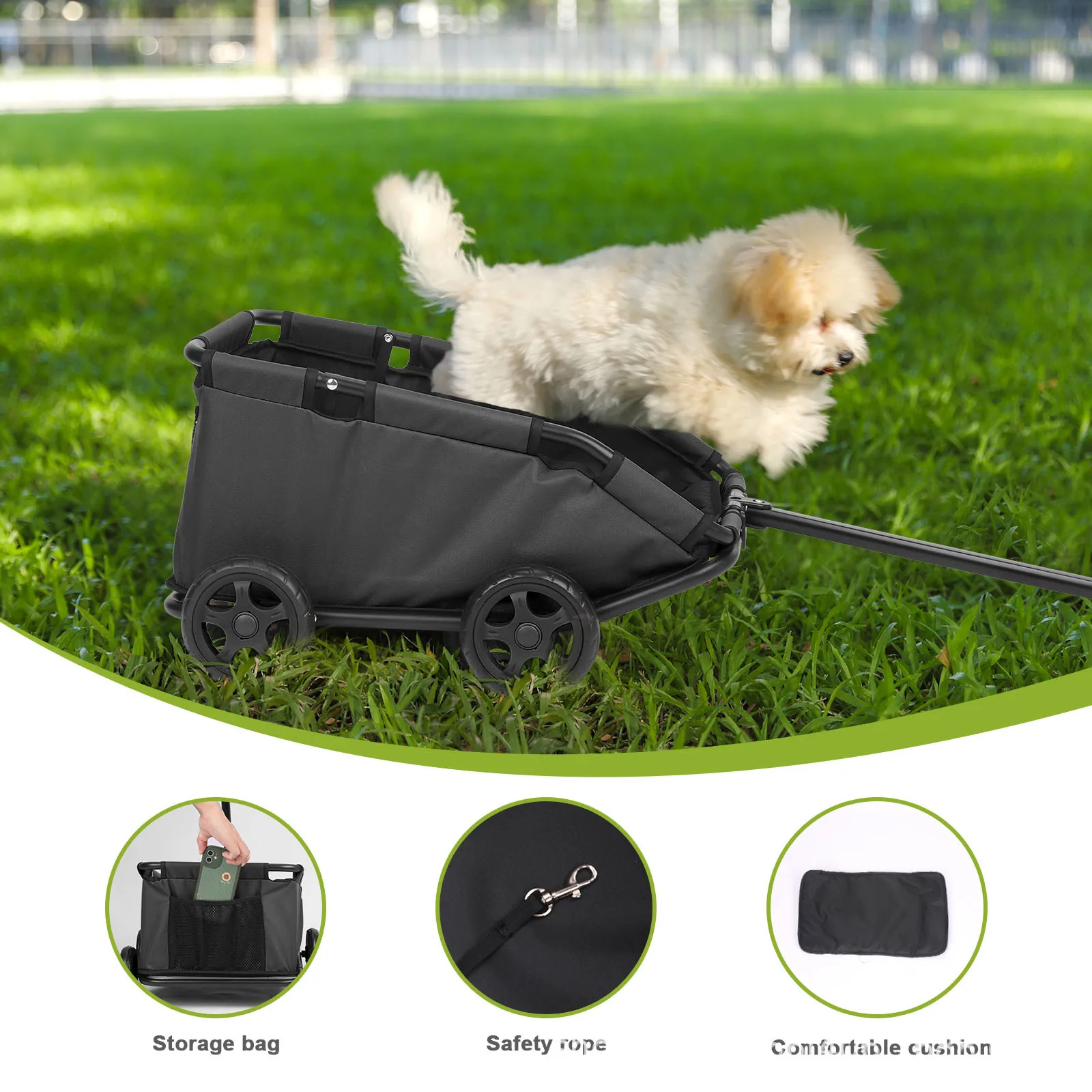 Cochecito plegable para perros pequeños – Paseos y viajes - imagen 4