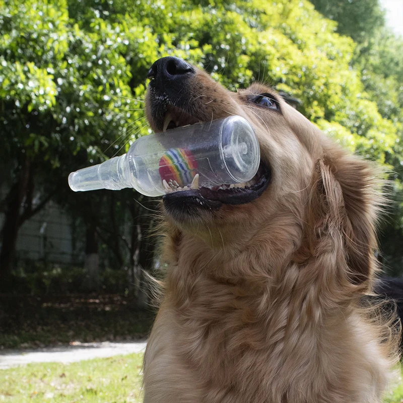 Nuevo juguete para masticar para perros, pelota de tenis suave TPR resistente a mordeduras, juguete para moler dientes de cachorro, juguetes interactivos para masticar perros - imagen 3