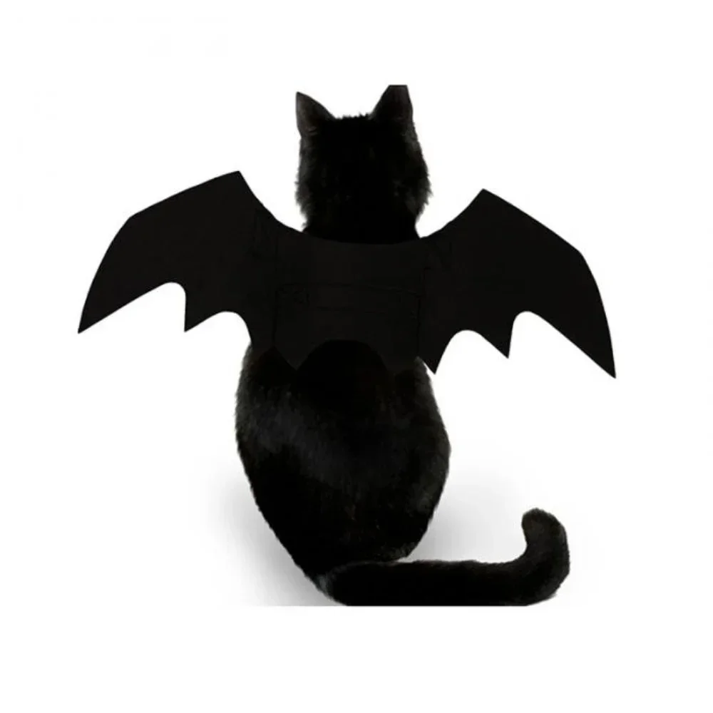 Mascota perro gato ala de murciélago Cosplay Prop Halloween disfraz traje alas disfraces foto accesorios sombreros - imagen 4