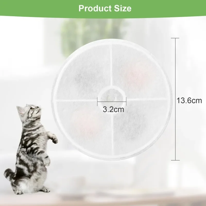 Unidades de filtro mejoradas 3.0 para fuentes de agua para mascotas E versweet 2S/3/3 Pro,E versweet Solo/Solo SE, filtros de repuesto (5 piezas) - imagen 5