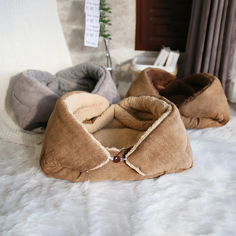 Cama térmica suave para gatos y perros pequeños – Plegable y mullida - imagen 3