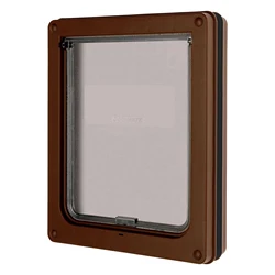 Puerta con solapa de seguridad para perros y gatos