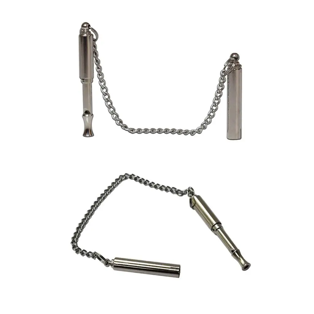 Pet Training Aids Dog Cat Whistle with and Stainless Steel Chain