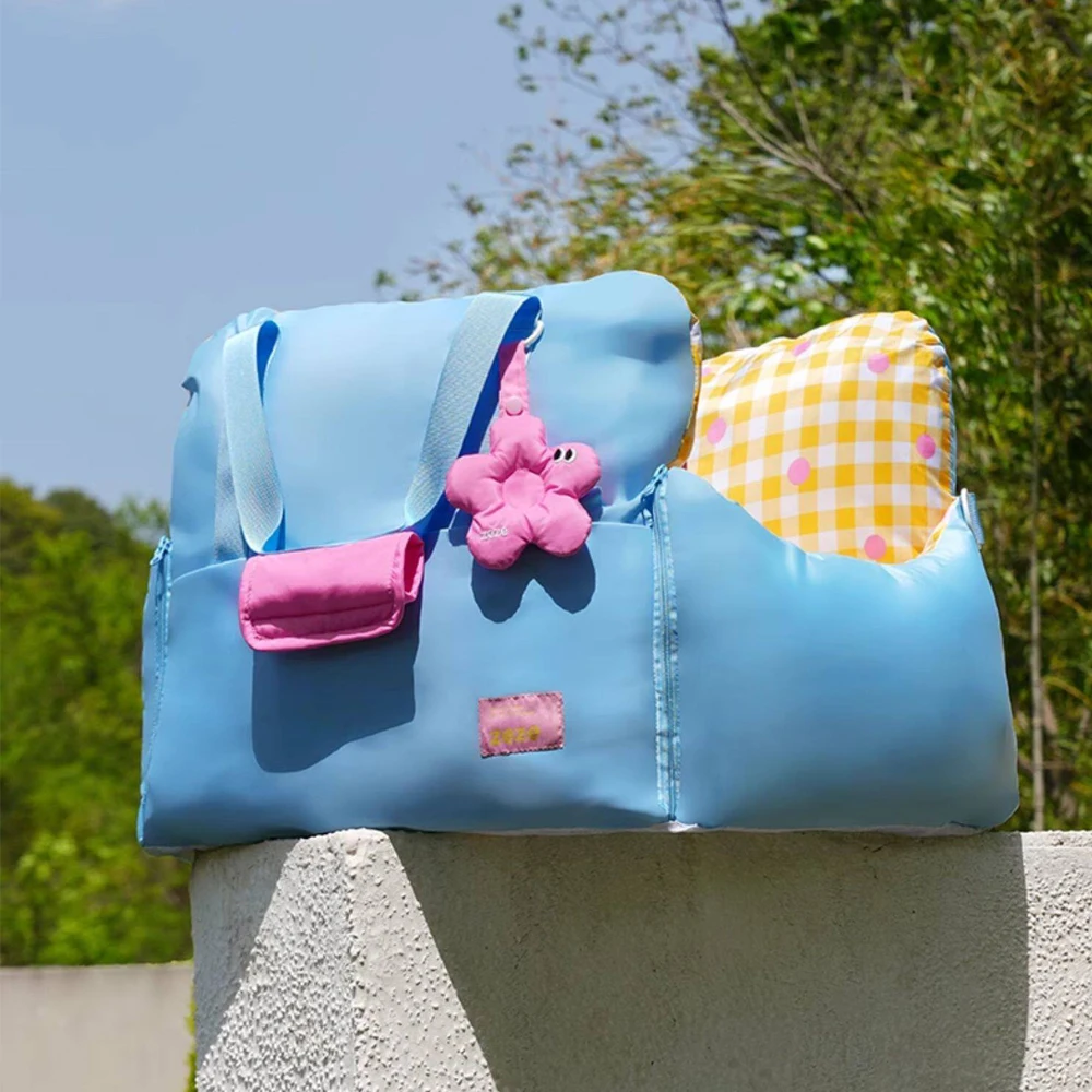 Bolsa de transporte para perros pequeños - asiento coche lavable