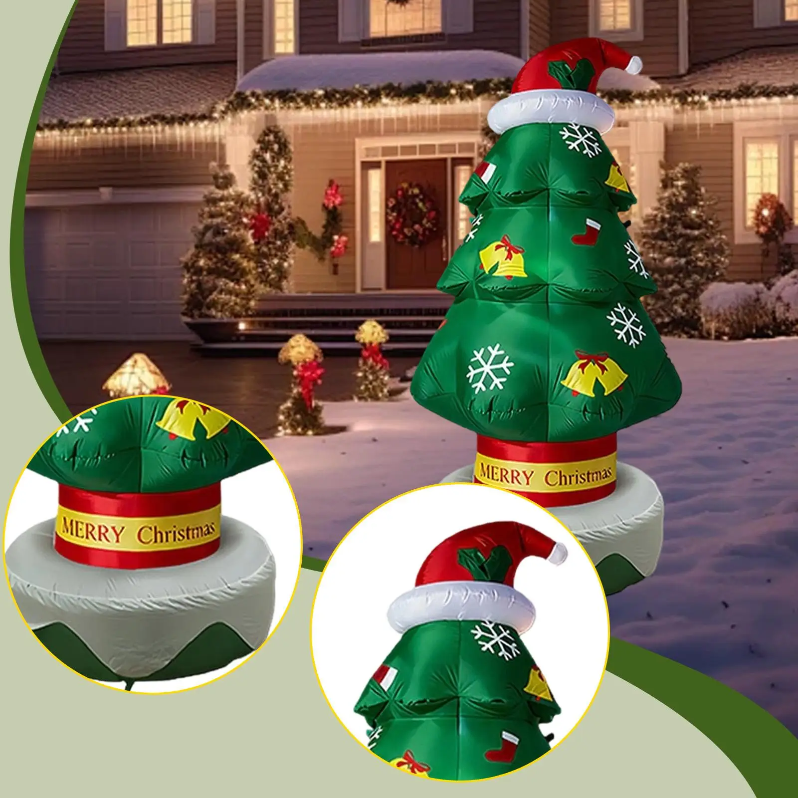 Christmas Inflatable Decoration,Weatherproof,Christmas Tree Figures,Novelty,Xmas Decor Ornament Outdoor Decorations for Festival Christmas Inflatable Decoration,Weatherproof,Christmas Tree Figures,Novelty,Xmas Decor Ornament Outdoor Decorations for Festival