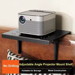 Soporte metálico ajustable para proyector de gatos y perros – Plegable