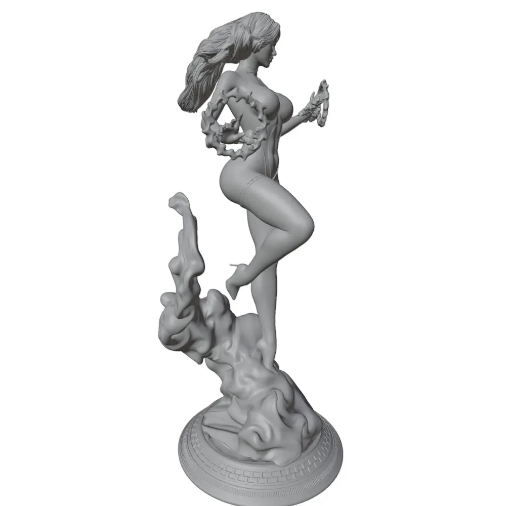 Estatua personaje anime impresa en 3D, miniatura sin montar ni pintar - imagen 4