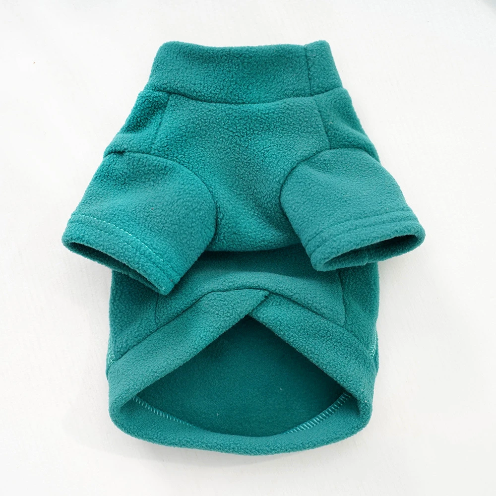 Chaqueta cálida de invierno para perro, ropa de lana suave para mascotas, chaleco para cachorros y gatos con anillo en D, Bulldog, Chihuahua, abrigo, disfraces de Pug - imagen 4